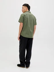 JACK & JONES Hemd 'JJESUMMER' dunkelgrün