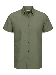 JACK & JONES Hemd 'JJESUMMER' dunkelgrün