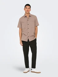 ONLY & SONS 7/8-Hose ONSLinus (1-tlg) dunkelbraun