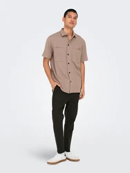 ONLY & SONS 7/8-Hose ONSLinus (1-tlg) dunkelbraun