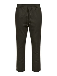 Hose 'ONSLINUS' dunkelbraun