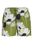JACK & JONES Badeshorts 'JPSTMAUI' apfel/schwarz/weiß