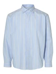 SELECTED HOMME Hemd 'SLHBen' hellblau/zitrone/weiß