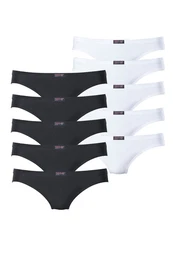 Tanga černá / bílá