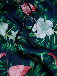 JACK & JONES Badeshorts JPSTMaui marine/dunkelgrn/pink/wei