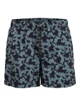 JACK & JONES Badeshorts 'JPSTMAUI' taubenblau/schwarz