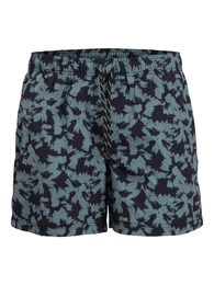 Badeshorts 'JPSTMAUI' taubenblau / schwarz