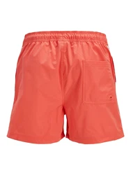JACK & JONES Badeshorts 'JPSTMaui' koralle/weiß