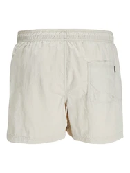 JACK & JONES Badeshorts JPSTNAXOS beige/schwarz