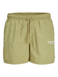 Badeshorts 'JPSTNaxos' khaki / wei
