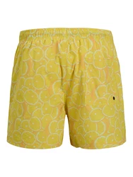 JACK & JONES Badeshorts JPSTMaui gelb/orange