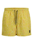 JACK & JONES Badeshorts JPSTMaui gelb/orange