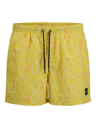 JACK & JONES Badeshorts JPSTMaui gelb/orange