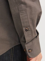 JACK & JONES Hemd 'JJESummer' mokka