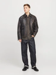 JACK & JONES Hemd 'JJESummer' mokka