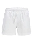 JACK & JONES Badeshorts 'JPSTMaui' hellgrau/schwarz/weiß