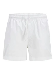 JACK & JONES Badeshorts 'JPSTMaui' hellgrau/schwarz/weiß