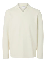 SELECTED HOMME Poloshirt SLHPHIL creme