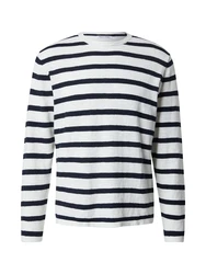 JACK & JONES Pullover JJESummer Dunkelblau/Weiß/Dunkelblau/Weiß/Dunkelblau/Weiß/Dunkelblau/Weiß