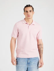 JACK & JONES Poloshirt JJEAUSTIN rosa/offwhite