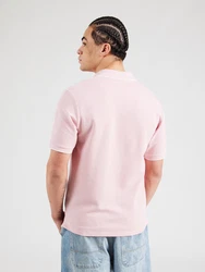 JACK & JONES Poloshirt JJEAUSTIN rosa/offwhite