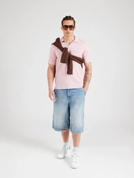 JACK & JONES Poloshirt JJEAUSTIN rosa/offwhite