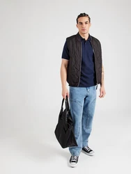 JACK & JONES Poloshirt JJEAUSTIN nachtblau/weiß