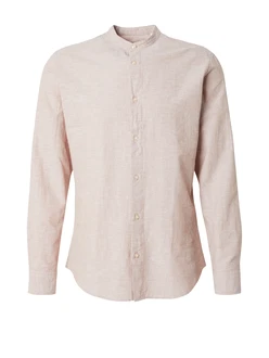 Jack & Jones Langarmhemd JJEBREEZE BAND SHIRT LS SN sand