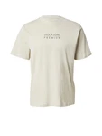 Jack & Jones Premium T-Shirt 'JPRBLUATLAS' creme/schwarz