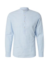 JACK & JONES Hemd 'JJBREEZE' Hellblau/Blau/Hellblau/Blau/Hellblau/Blau/Hellblau/Blau/Hellblau/Blau/Hellblau/Blau/Hellblau/Blau