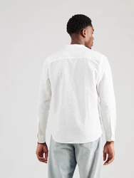 Jack & Jones Langarmhemd JJEBREEZE BAND SHIRT LS SN weiß