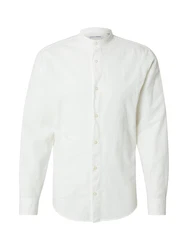 Jack & Jones Langarmhemd JJEBREEZE BAND SHIRT LS SN weiß