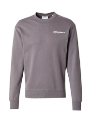 JACK & JONES Sweatshirt 'JJHAWAII' neonblau/grau/hellpink/weiß