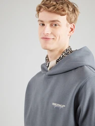 Jack & Jones Sweatshirt Hoodie JORISLINGTON BACK SWEAT HOOD Dunkelgrau/Dunkelblau/Grau/Hellgrau