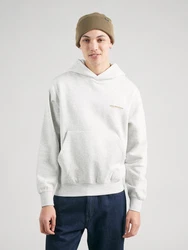 Jack & Jones Sweatshirt Hoodie JORISLINGTON BACK SWEAT HOOD hellbraun/hellgrn/weimeliert