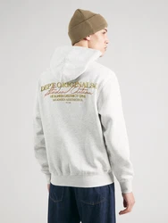 Jack & Jones Sweatshirt Hoodie JORISLINGTON BACK SWEAT HOOD hellbraun/hellgrn/weimeliert