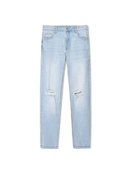 Bershka Jeans Denim hellblau