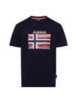 NAPAPIJRI T-Shirt S-LARI marine/azur/rot/weiß