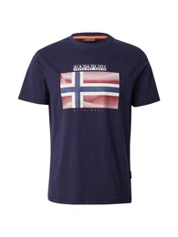 T-Shirt 'S-LARI' navy / cranberry / wei
