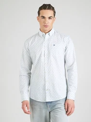 FYNCH-HATTON Hemd kitt / taubenblau / mint / weiß