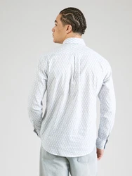 FYNCH-HATTON Hemd kitt / taubenblau / mint / weiß