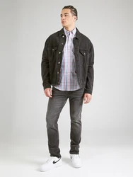 FYNCH-HATTON Hemd navy / royalblau / hellblau / knallrot