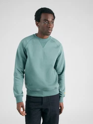 Carhartt WIP Sweatshirt 'Chase' himmelblau/gold