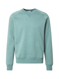 Sweatshirt 'Chase' himmelblau / gold