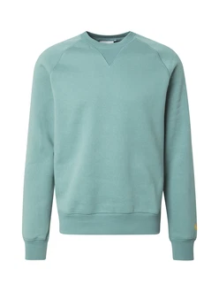Carhartt WIP Sweatshirt 'Chase' himmelblau/gold