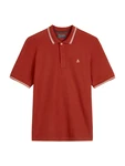 Marc O'Polo Poloshirt dunkelrot/weiß