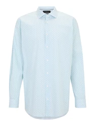 s.Oliver BLACK LABEL Hemd himmelblau/weiß
