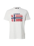 NAPAPIJRI T-Shirt S-LARI navy/rot/weiß