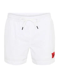 HUGO Badeshorts 'DOMINICA' rot/weiß