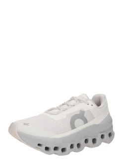 On Laufschuh Cloudmonster / Cloudrift grau/weiß